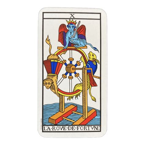 la rueda de la fortuna tarot marsella|rueda de la fortuna significado.